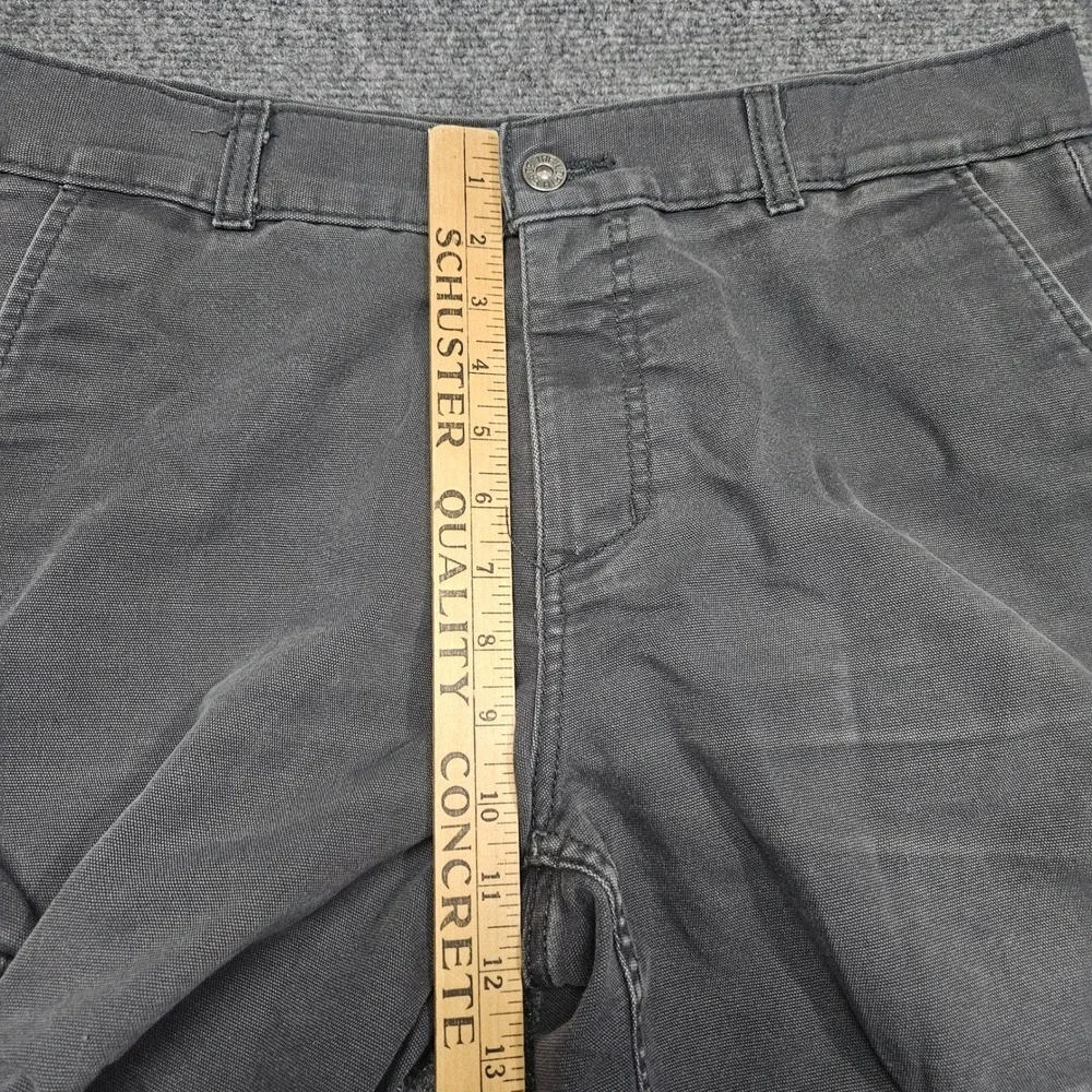 The North Face Cargo Shorts Mens 34‎ Grey Canvas Utility Hiking Gorpcore